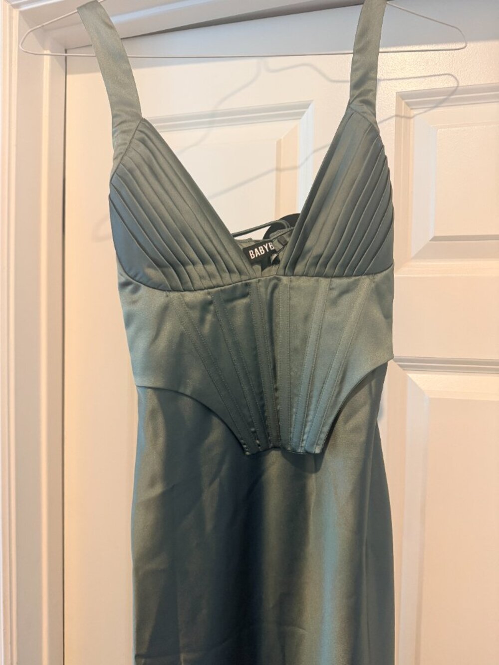Baby Boo Shae Maxi Dress Sage NWT Size XS - Picture 4 of 4